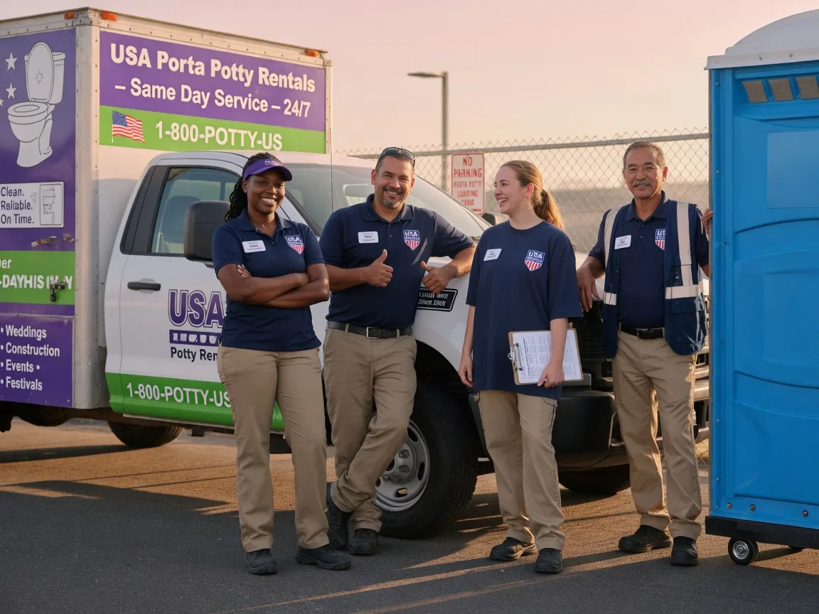 Porta Potty Rental company in Fountain Valley, CA